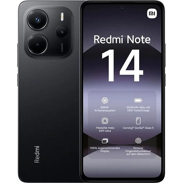 Xiaomi Redmi Note 14 8GB/128GB Midnight Black фото 1