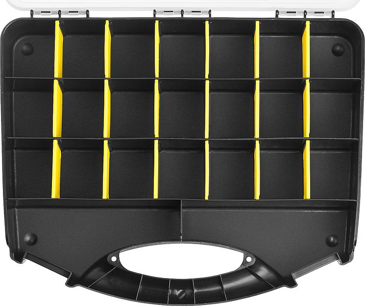 STAYER SPACE-13, 320 х 260 х 60 мм, (13″), пластиковый органайзер с 21 ячейкой (38038-13) фото 6