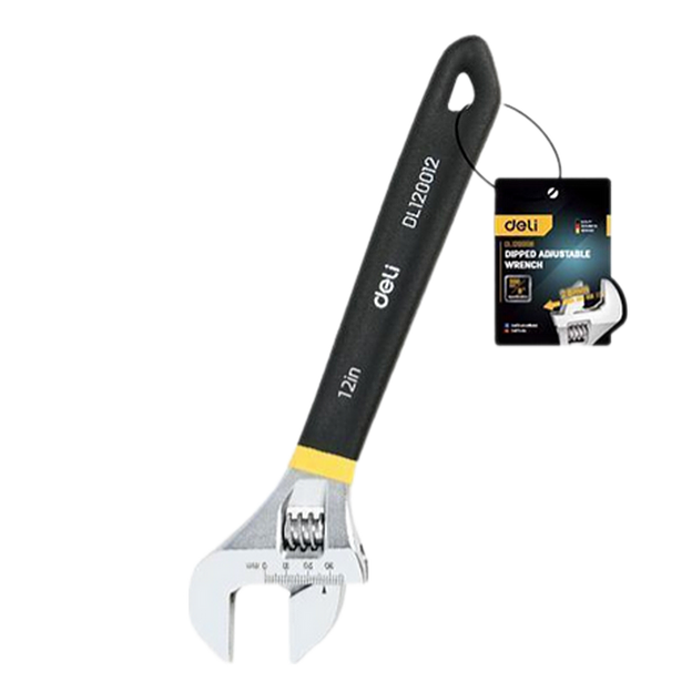 Разводной DL120012 300мм, противоскользящая обливная ручка, диапазон захвата 0-36мм фото 2