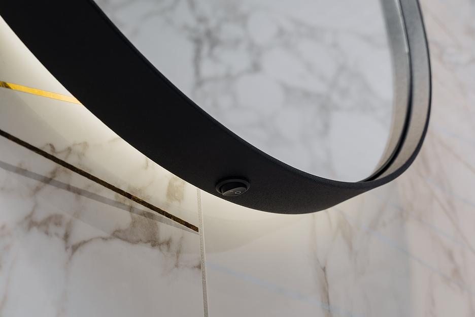 Зеркало в раме "Айрон" капсула фото 2