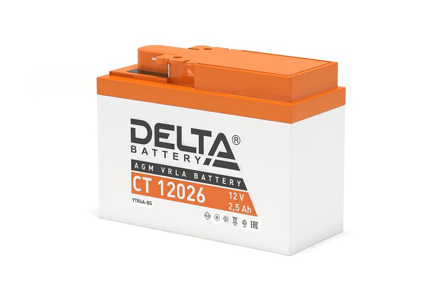 Аккумуляторная батарея DELTA BATTERY CT 12026 фото 4