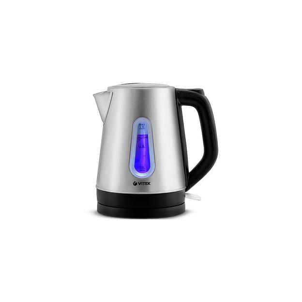 Чайник электрический Vitek VT-7038, 2200Вт, сталь фото 1