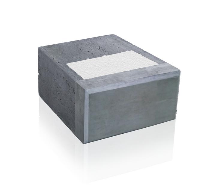 Термоблок рядовой фактурованный «гладкая фаска» 200х396х390 мм фото 1