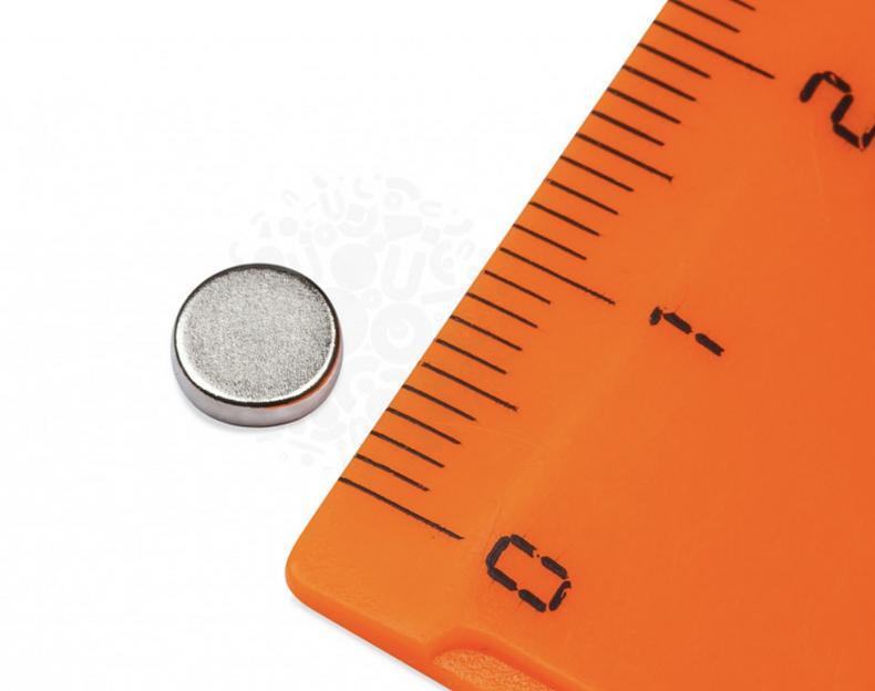 Неодимовый магнит диск 6х1.5 мм, опт фото 2