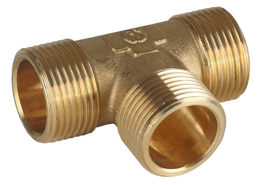GENERAL FITTINGS наружная резьба 3/4″, латунь, тройник (51054-3/4) фото 1