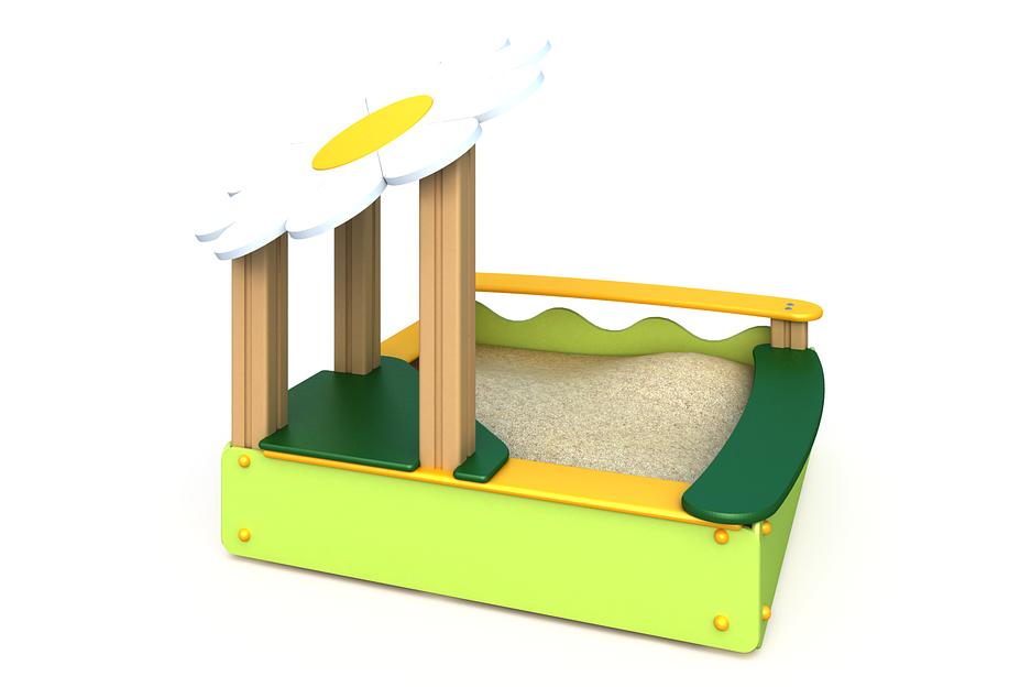 Песочница «Ромашка» (ПС-018), под заказ ОПТ фото 1
