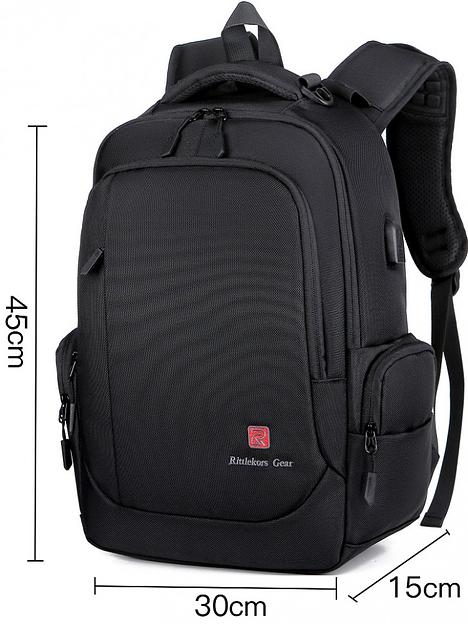 Рюкзак Rittlekors Gear 2023 чёрный ОПТ фото 4