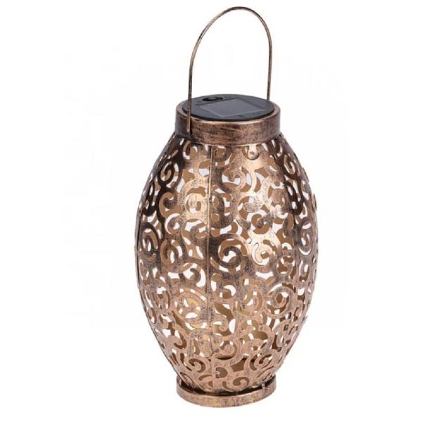 Rexant 602-2407 Светильник садовый Фенер, 3000К, встроенный аккумулятор, солнечная панель, коллекция Стамбул фото 1