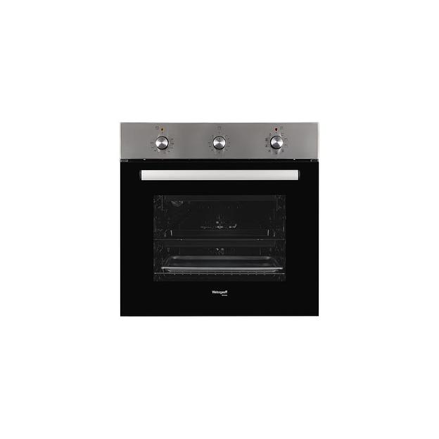 Духовой шкаф WEISSGAUFF EOV 19 MX, нержавеющая сталь/черный фото 1