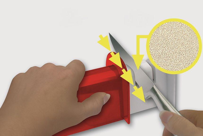 Ножеточка ручная с 2-мя слотами FM /1/4/32/ фото 1