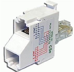 T-адаптер, 2 телефонных порта (TWT-T-U2-U2) фото 1