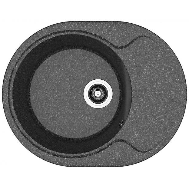 Мойка "Берта 620" (620х510х217), черный фото 1