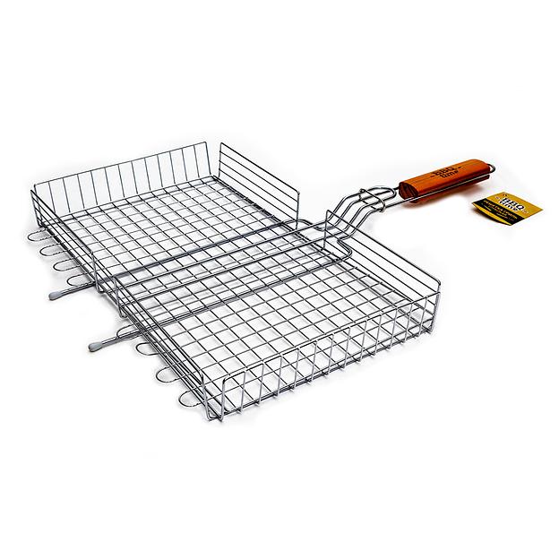 Решетка-гриль глубокая 45х25 см  BBQ time  80-034 фото 1