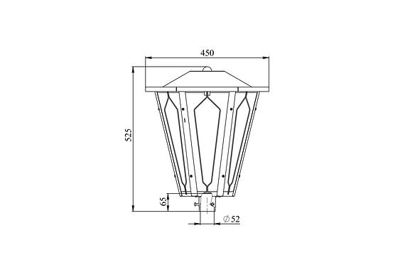 Светильники светодиодные парковые «PUSHKIN» опт фото 4