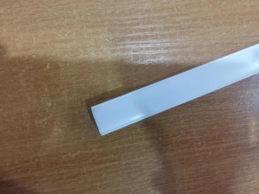 Алюминиевый профиль наружный 17х7 мм фото 1