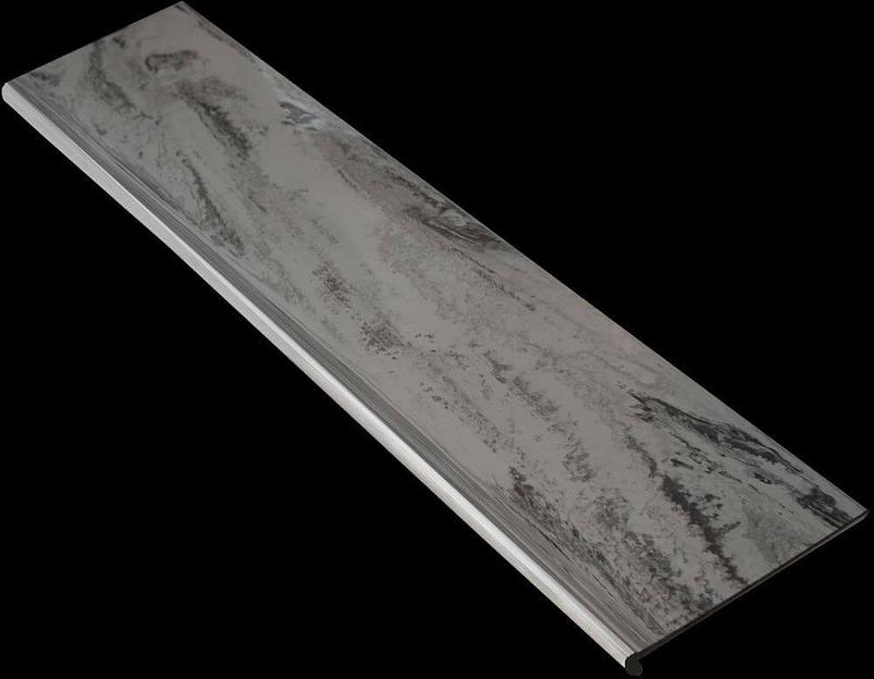 Ступень керамическая Venatto Gris Vulcano Peldano 32x120 фото 1