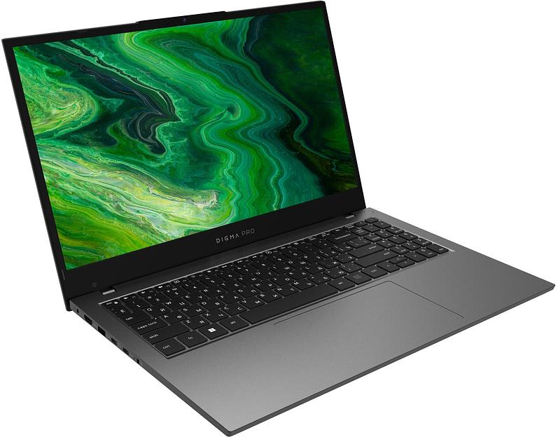 Ноутбук Digma Pro Fortis Core i3 1005G1 8Gb SSD512Gb Intel UHD Graphics 15.6" IPS FHD (1920x1080) Windows 11 Professional grey WiFi BT Cam 4250mAh (DN15P3-8DXW03) фото 2