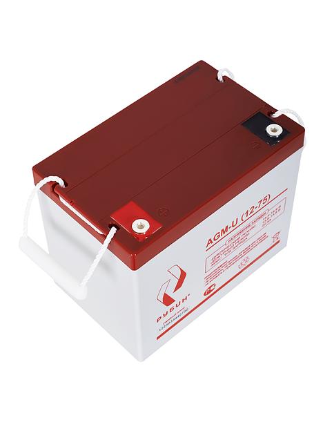 Аккумуляторная батарея Рубин 12V 75Ah AGM 22.5 кг опт фото 4