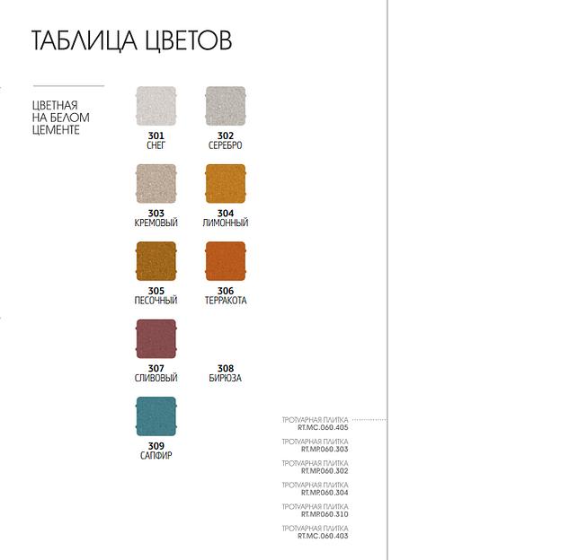 Тротуарная плитка «Моноколор плюс» RT.MP.060.XXX фото 2