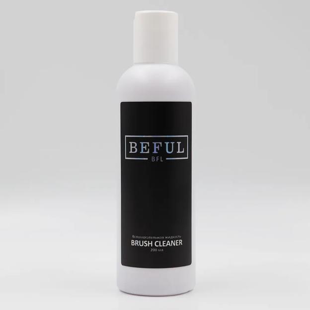  Жидкость для очистки кистей от акрила, геля, мономеров BEFUL «Brush Cleaner» 200 мл ОПТ фото 1