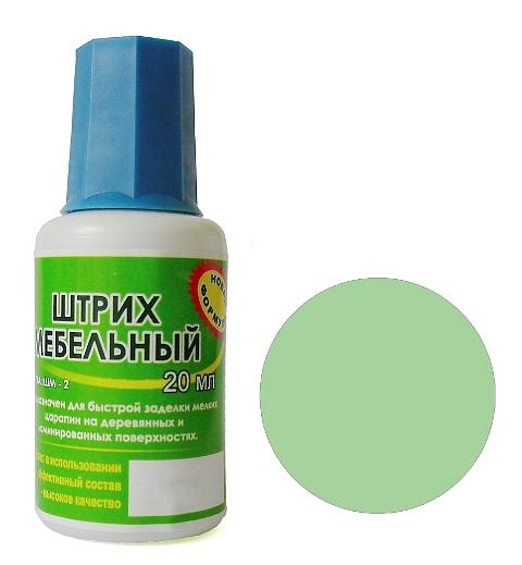 Штрих мебельный, цвет зелёный фото 1
