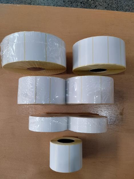 Термоэтикетка ЭКО 20х20 квадратная ОПТ фото 4