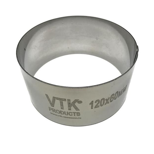 Форма для выпечки и заморозки Кольцо диаметр 120 мм высота 60 мм фото 1