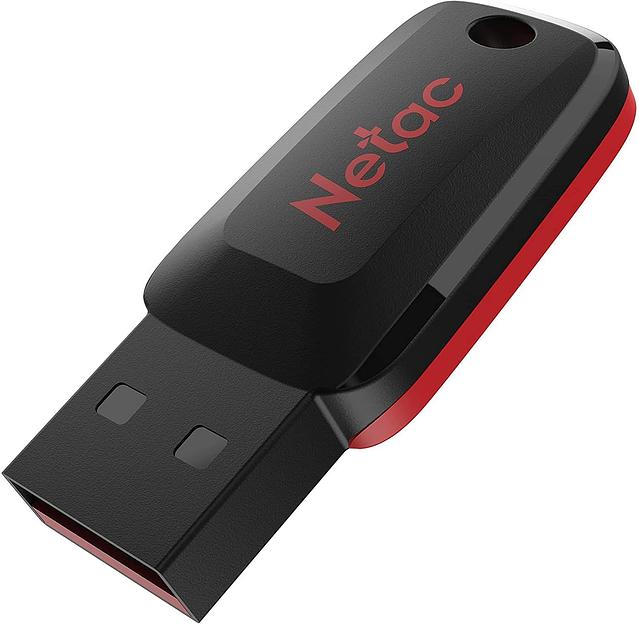 Флеш Диск Netac 32Gb U197 NT03U197N-032G-20BK USB2.0 черный/красный фото 3