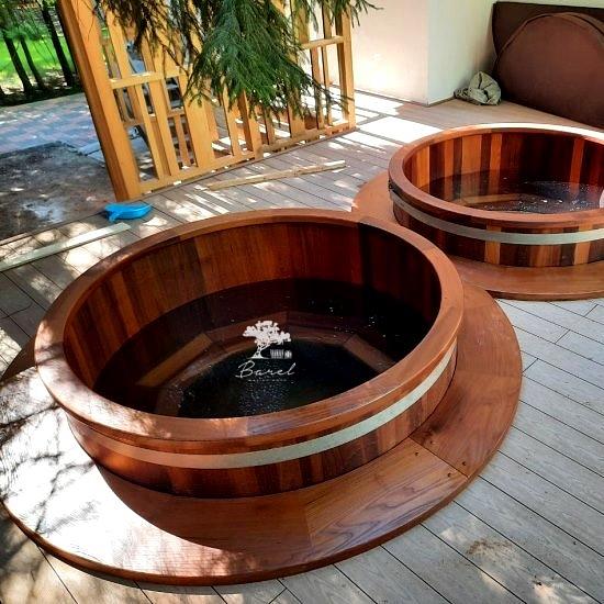 Купель деревянная круглая №1 фото 2