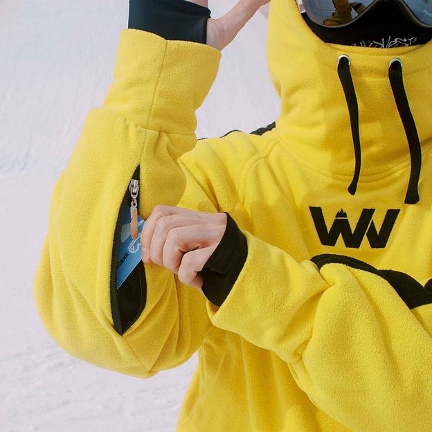 Сноубордическое худи Lamp Yell жёлтый ОПТ фото 4