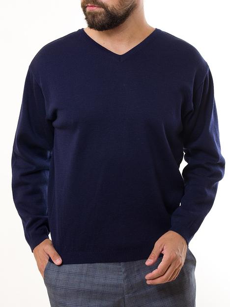 Джемпер мужской, синий, 1421П, опт фото 1