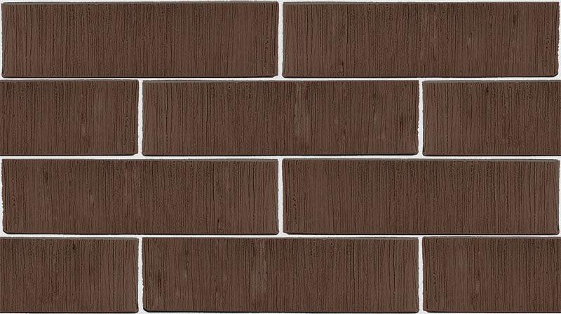 Кирпич одинарный лицевой фактурный «Амстердам» (шоколад) Бархат фото 2