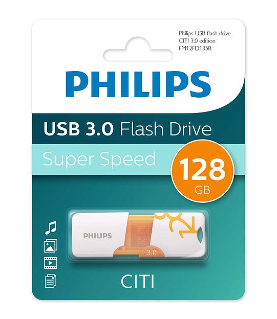Флеш накопитель 128GB PHILIPS CITI3.0 128GB, USB 3.0 фото 1