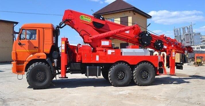 Автогидроподъемник Hansin HS 450A на шасси КАМАZ 43118 (СПМ 732705) фото 3