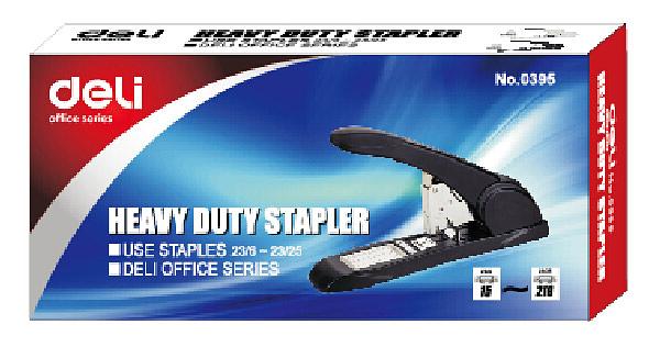 Степлер мощный Deli E0395 23/6 23/8 23/10 23/13 23/15 23/17 23/20 23/23 (210листов) ассорти 100скоб коробка фото 2