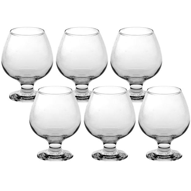 Набор из 6-ти фужеров для коньяка «Bistro» 360 мл ОПТ фото 2