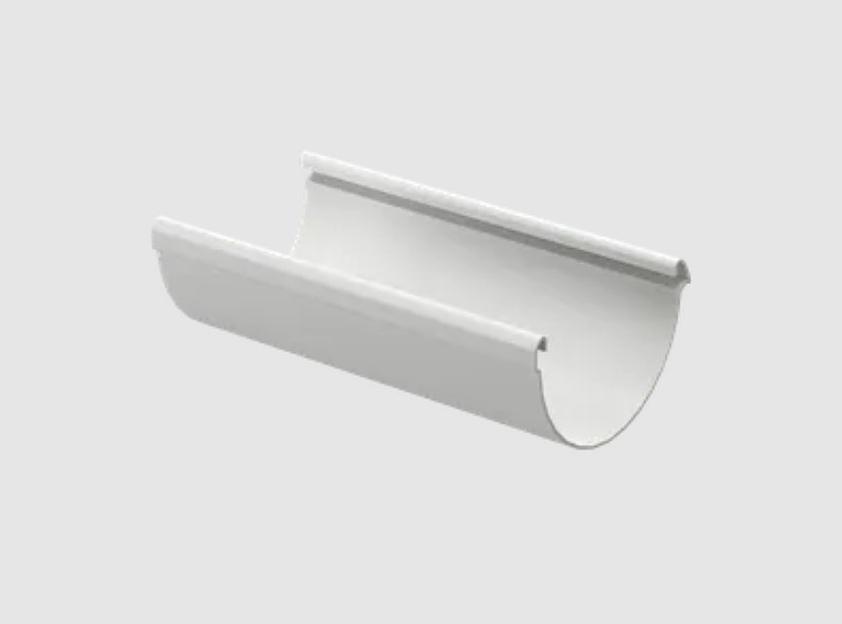 Водосток ПВХ Docke Lux желоб «LUX» 3 м пломбир фото 1