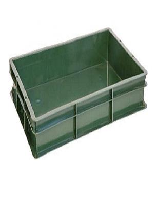 Ящик пластиковый сплошной 600х400х75 мм, опт фото 1