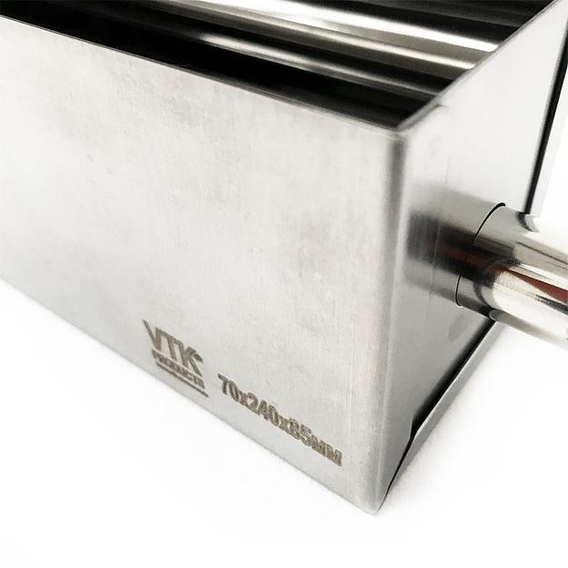 Форма для кекса с трубкой 240x70x85 мм нержавеющая сталь фото 3