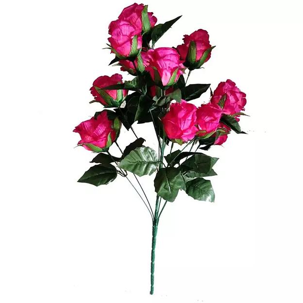 Букет роз на 13 голов 60см 402-604 фото 1