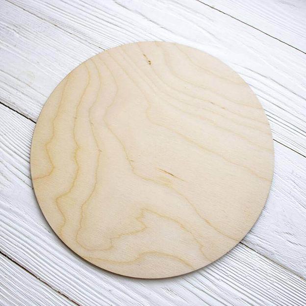 Подложка под торт Круг фанера 12 см фото 1