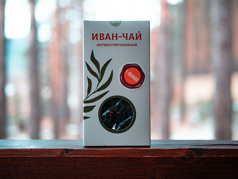 Иван-чай чёрный ферментированный с облепихой 50 г, опт фото 2