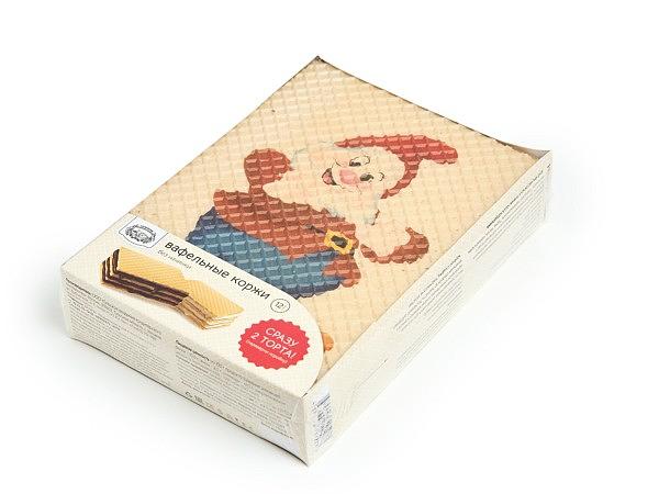 Вафельные коржи для торта 2 в 1 (Союз Мульт) ОПТ фото 1