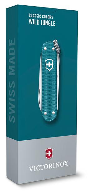 Нож перочинный Victorinox Classic Wild Jungle (0.6221.242G) 58мм 7функц. карт.коробка фото 4