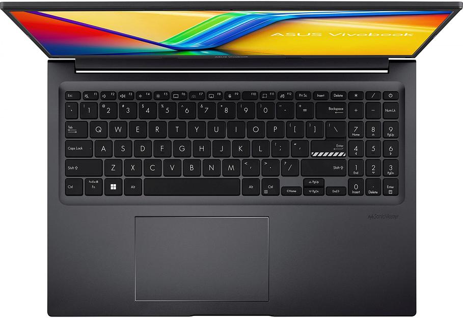 Ноутбук Asus VivoBook 16 X1605VA-MB915 Core i5 13500H 32Gb SSD512Gb Intel Iris Xe graphics 16" IPS WUXGA (1920x1200) noOS black WiFi BT Cam (90NB10N3-M014L0) фото 4