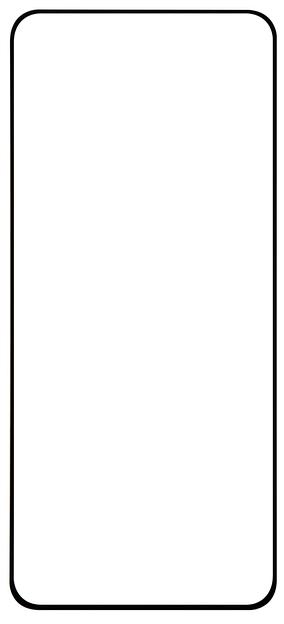 Защитное стекло для экрана Redline черный для Realme 12 4G 2.5D 1шт. (УТ000039355) фото 2