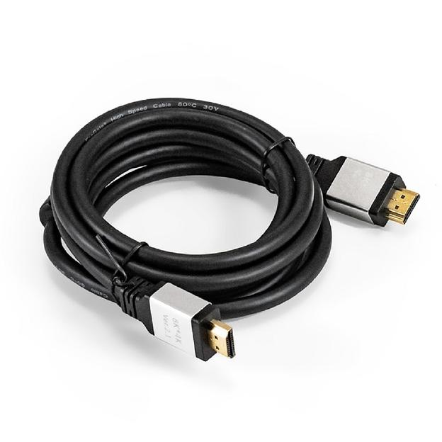 Exegate EX294704RUS Кабель HDMI ExeGate EX-CC-HDMI8K-3.0 (19M/19M, v2.1, 3м, 8K UHD, Ethernet, позолоченные контакты) фото 1