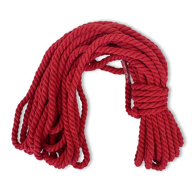 Канат хлопковый красный, 6 мм фото 8