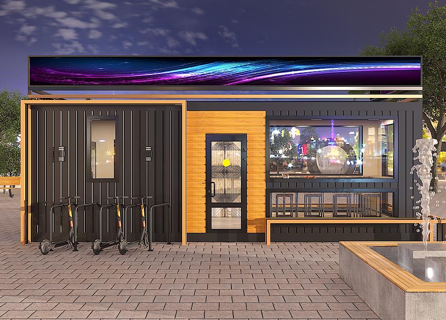 Здание модульное "Кафе" фото 1