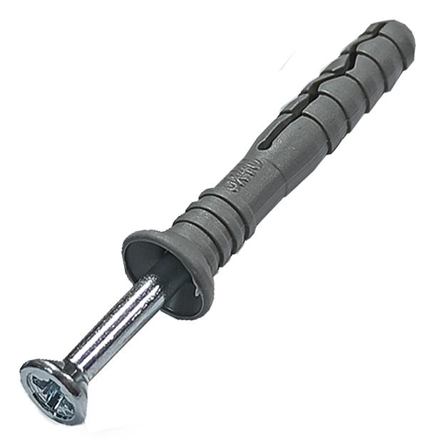 Дюбель-гвоздь 6х40 потайной бортик полипропилен 2000шт фото 1